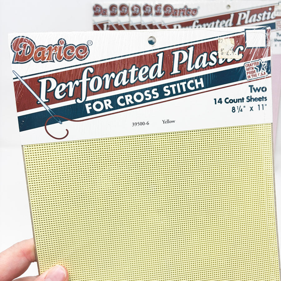 Darice Perforated Plastic For Cross Stitch
