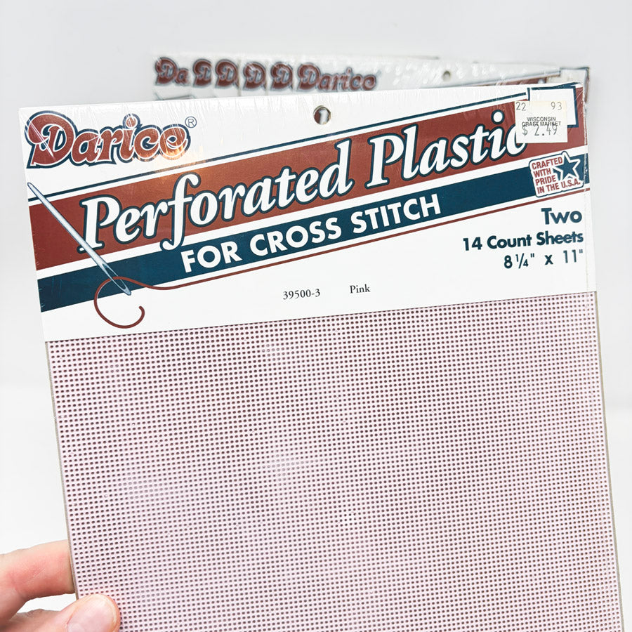 Darice Perforated Plastic For Cross Stitch