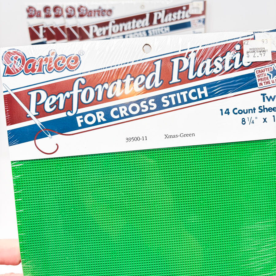 Darice Perforated Plastic For Cross Stitch