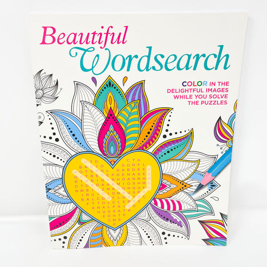 Beautiful Wordsearch Coloring Book
