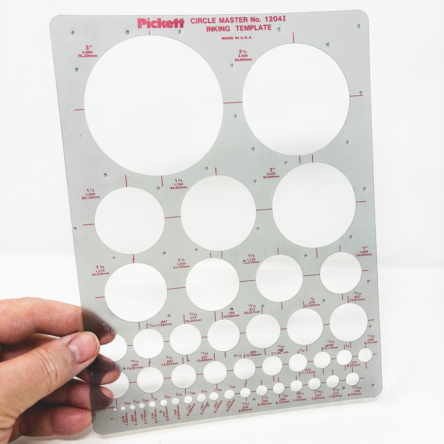 Pickett Circle Master No. 1204I Inking Template