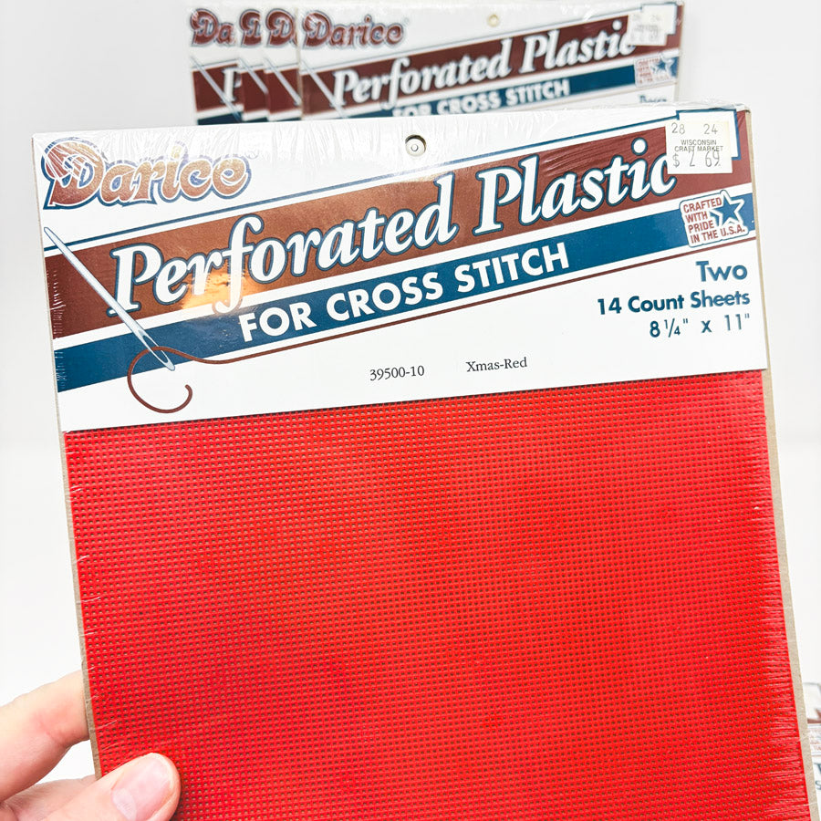 Darice Perforated Plastic For Cross Stitch