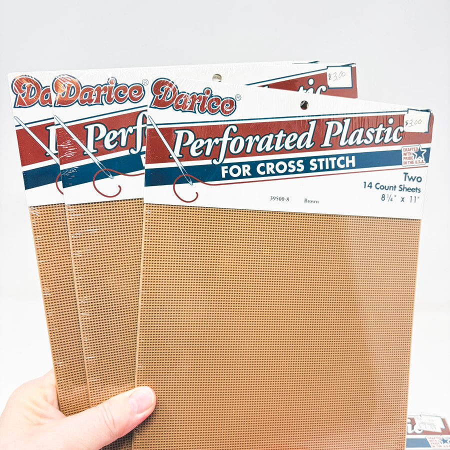 Darice Perforated Plastic For Cross Stitch