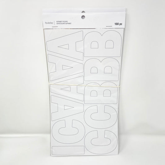 Recollections Alphabet Stickers Bundle