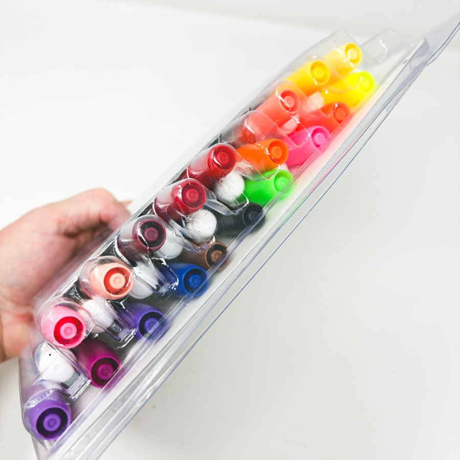 Marvy Uchida Graffiti Fabric Marker Set (30)