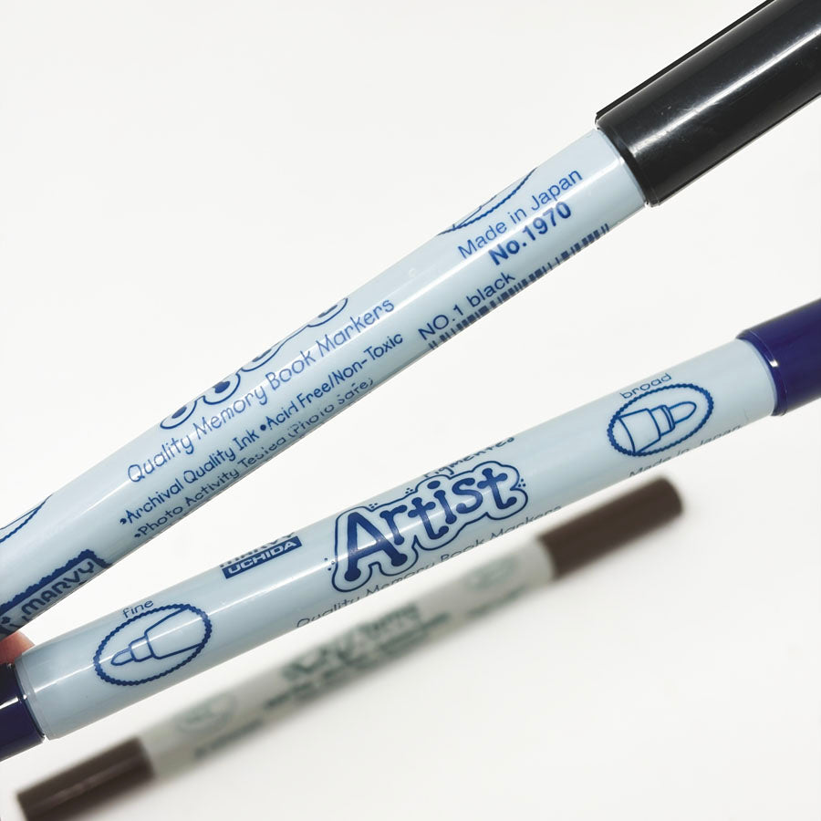 Three Double Tip Art Markers