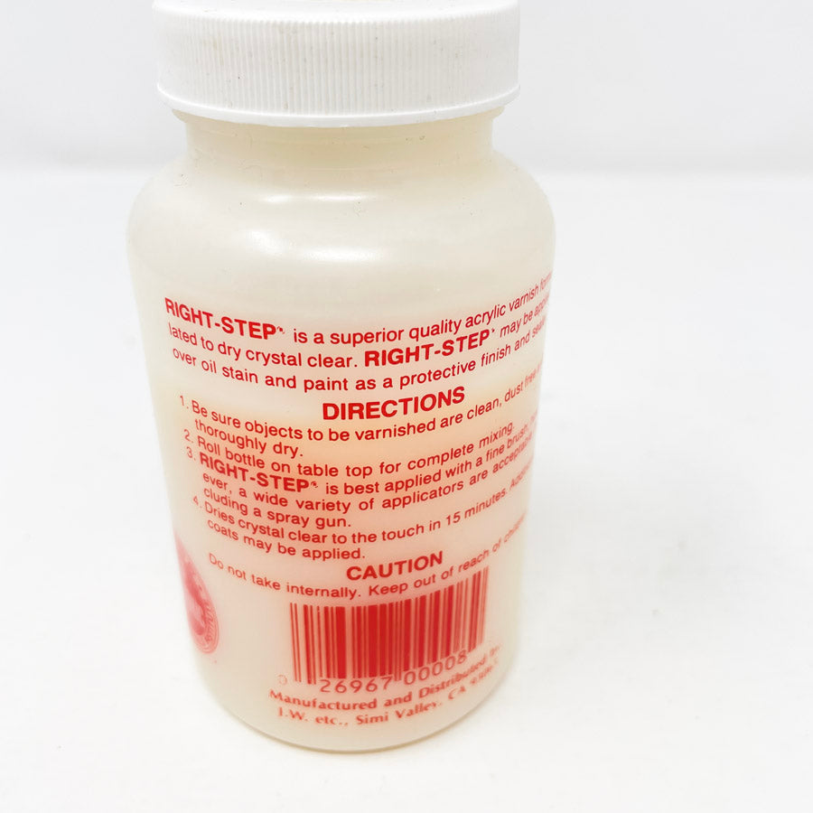 J.W.s Right-Step Water-Based Clear Varnish