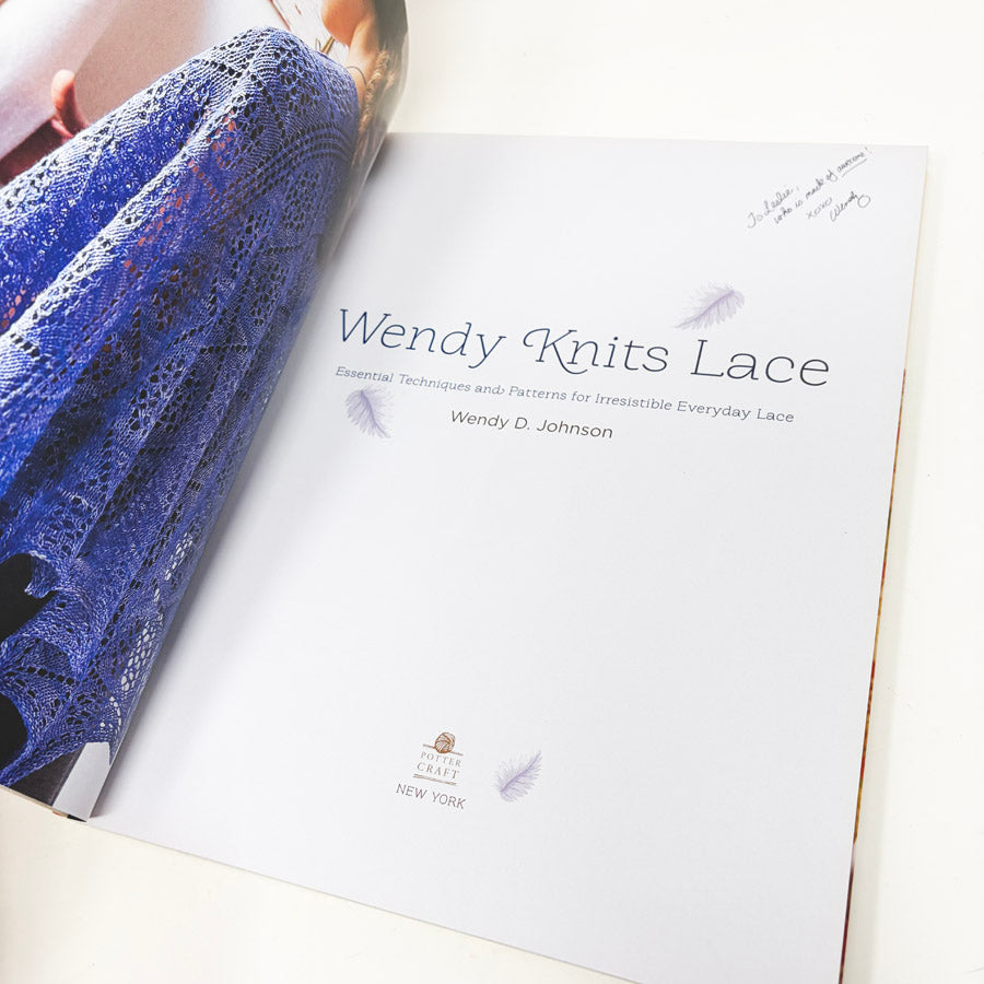 Wendy Knits Lace Book by Wendy D Johnson