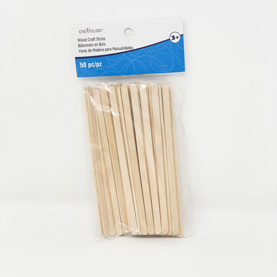 Thin Wood Craft Sticks by Creatology