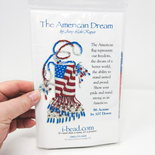 i-bead Amulet Purse Kit - The American Dream