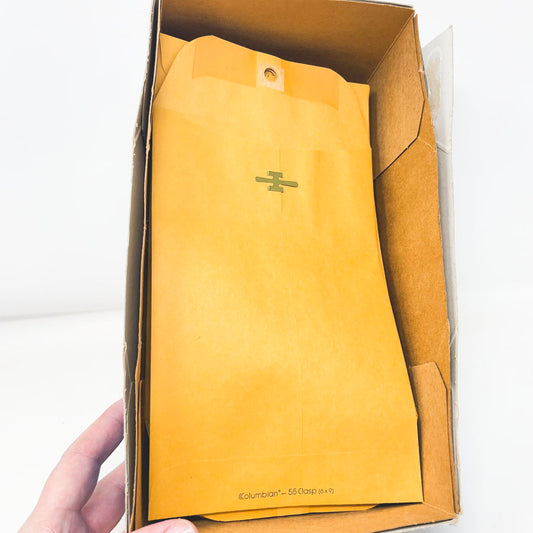 Colombian 6" x 9 " Kraft Clasp Envelopes