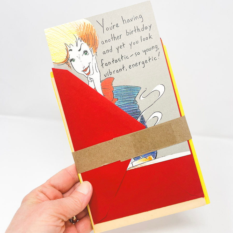 Funny Greeting Card Bundle - Set of 6 Assorted Cards and Envelopes