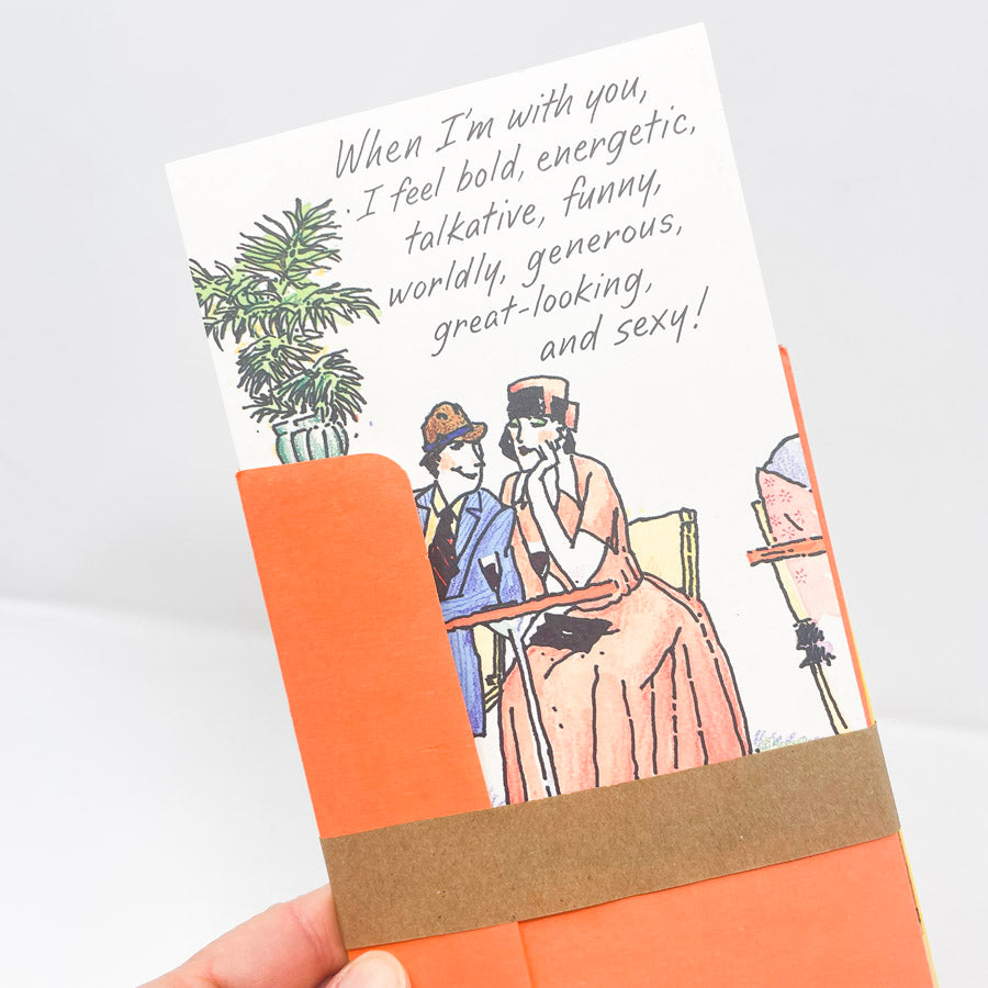 Funny Greeting Card Bundle - Set of 6 Assorted Cards and Envelopes