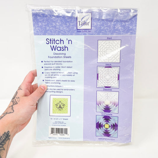 June Tailor Stitch and Wash Dissolving Foundation Sheets
