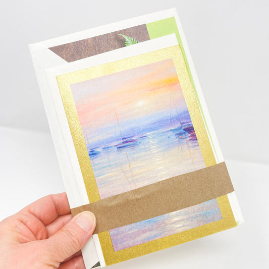 Set of 4 Assorted Sympathy Greeting Cards with Envelopes