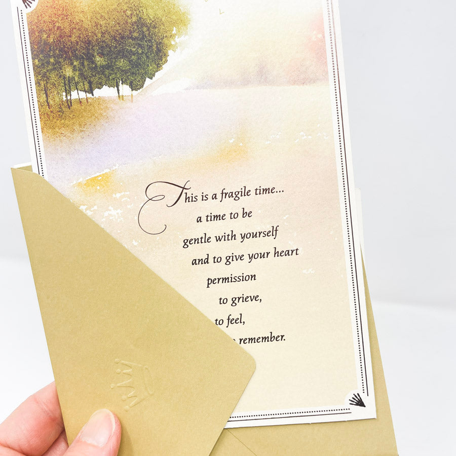 Set of 4 Assorted Sympathy Greeting Cards with Envelopes