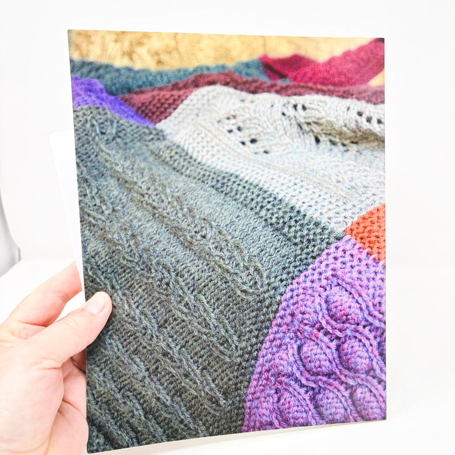 The Block-a-Month Afghan Knit-a-Long Book by Carolyn Smith