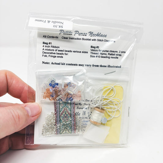 Needle & Frame Petite Purse Necklace - Pink