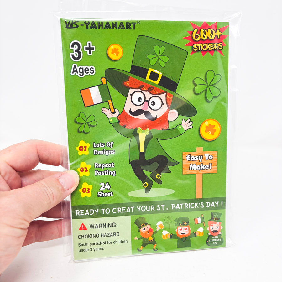 St. Patrick's Day Make-a-Face Stickers