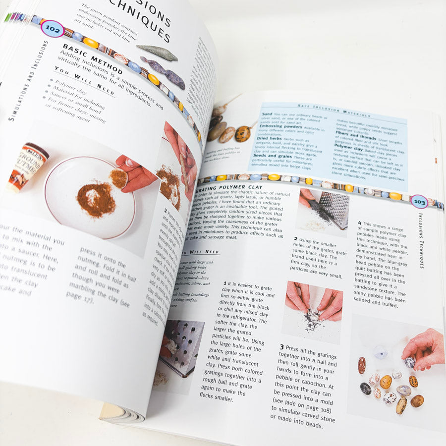 The Polymer Clay Techniques Book by Sue Heaser