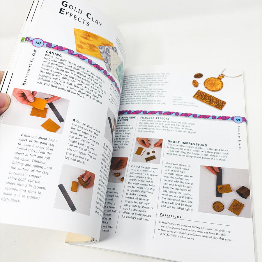 The Polymer Clay Techniques Book by Sue Heaser