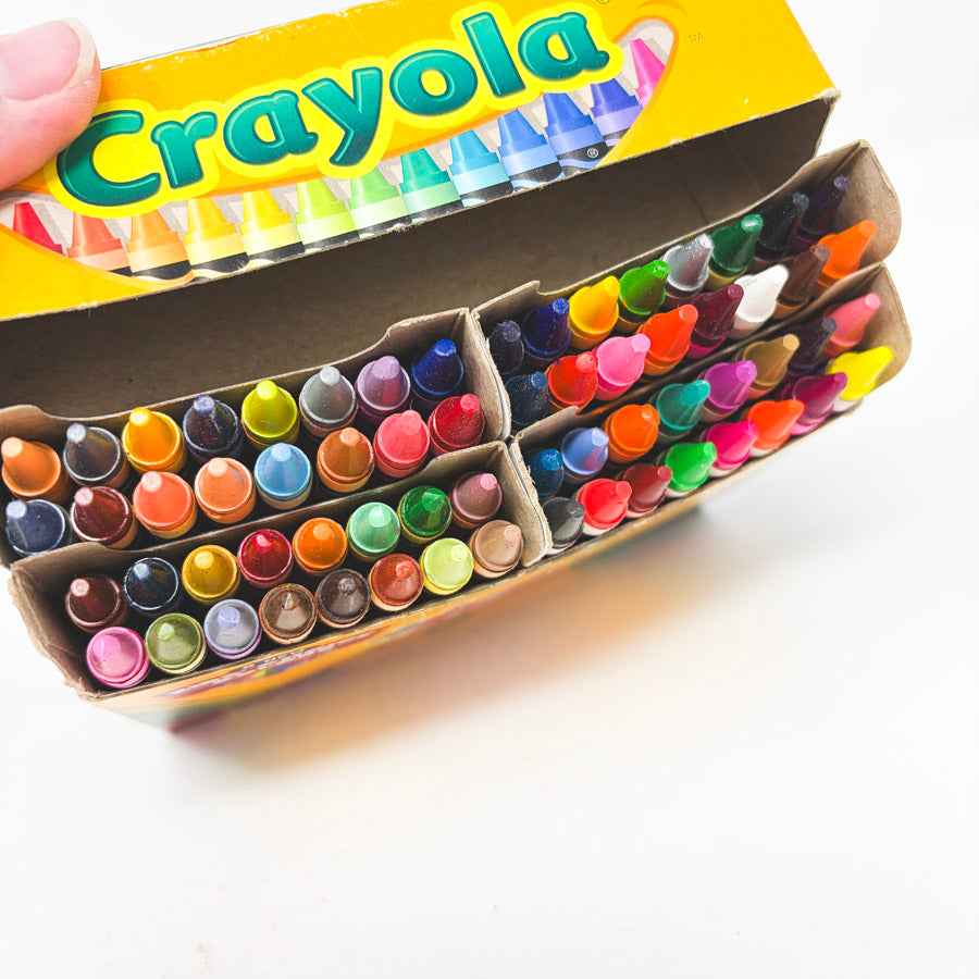 64 Crayola Crayon Box with Sharpener