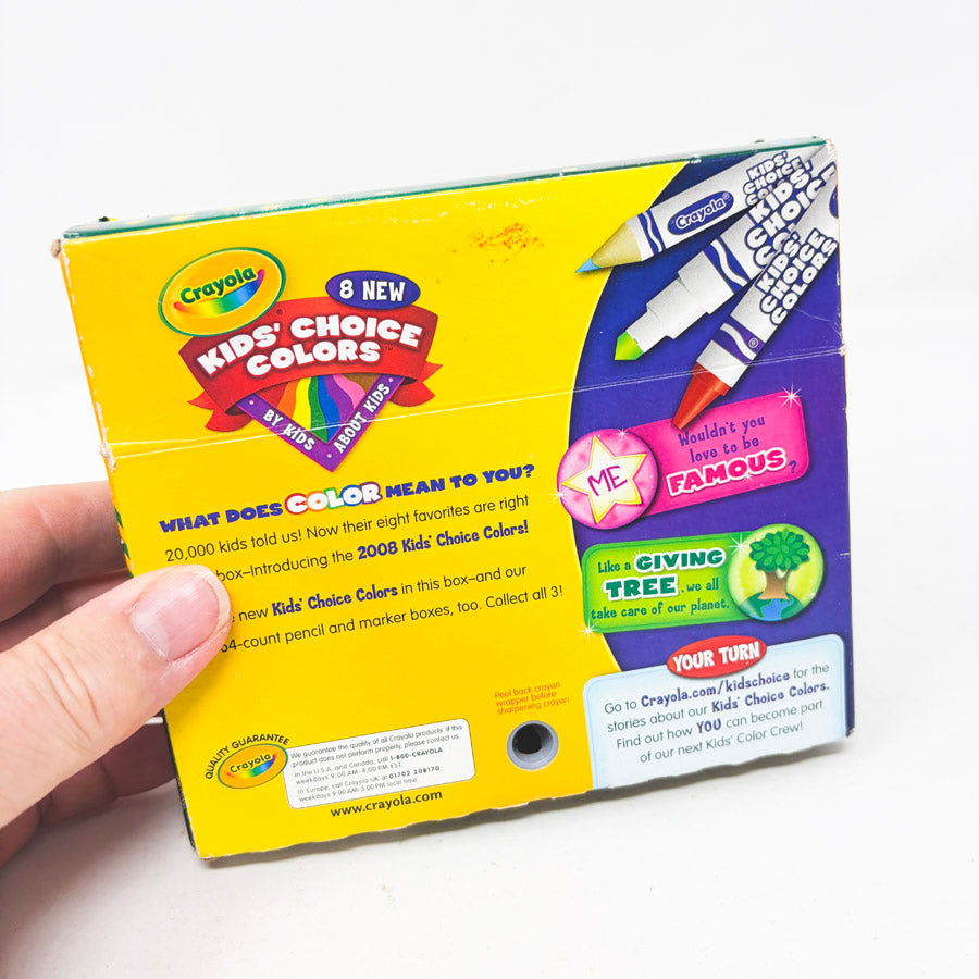 64 Crayola Crayon Box with Sharpener
