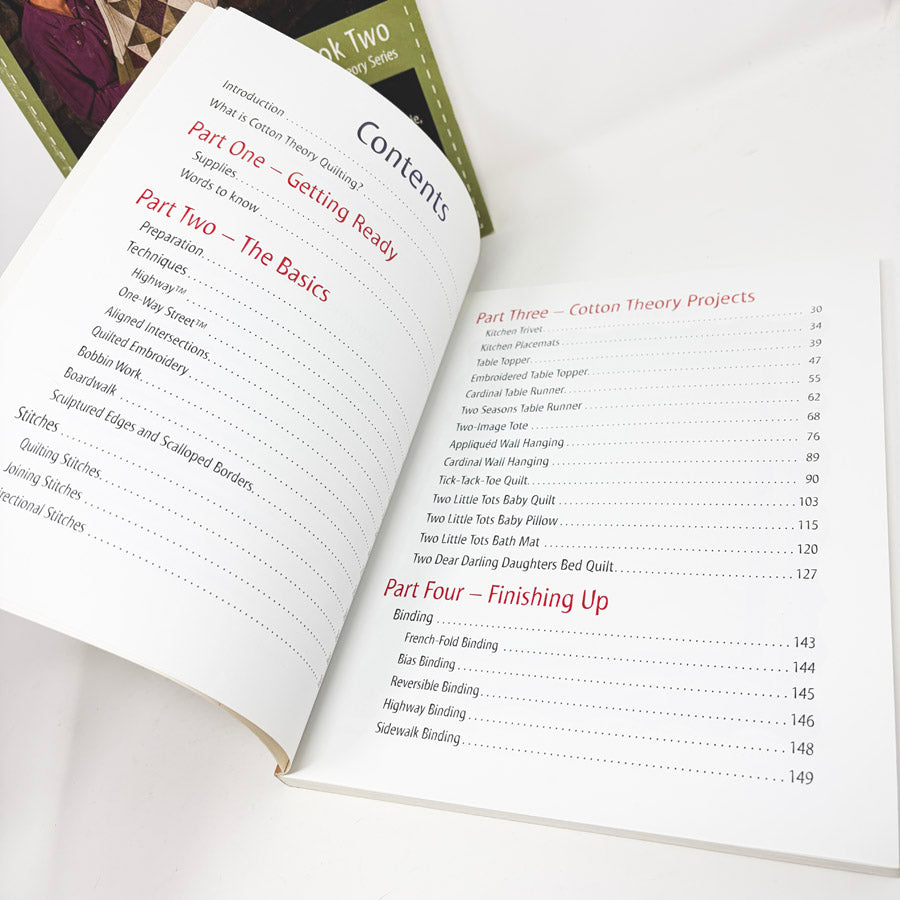 Cotton Theory Quilting Books by Betty Cotton