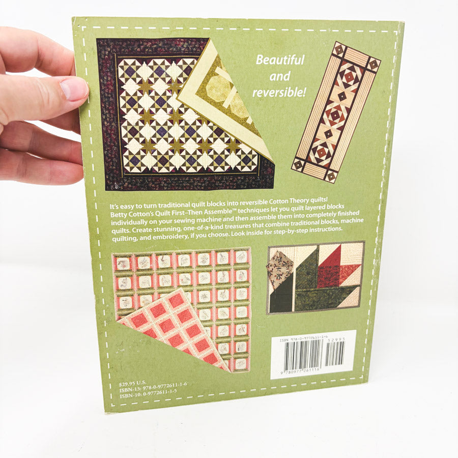 Cotton Theory Quilting Books by Betty Cotton