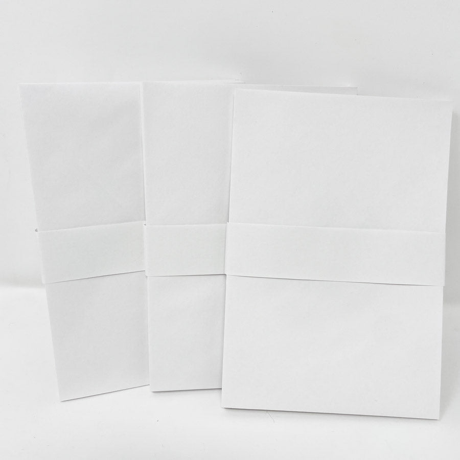 4-5/8" x 6-3/4" White Envelopes - Set of 12 (1)