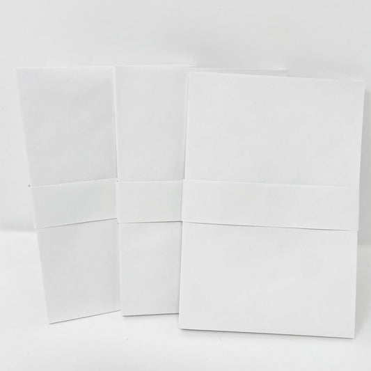 4-5/8" x 6-3/4" White Envelopes - Set of 12 (1)
