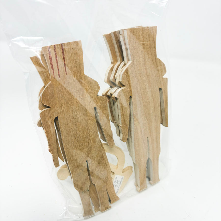 Nutcracker and Harp Unfinished Wood Bundle