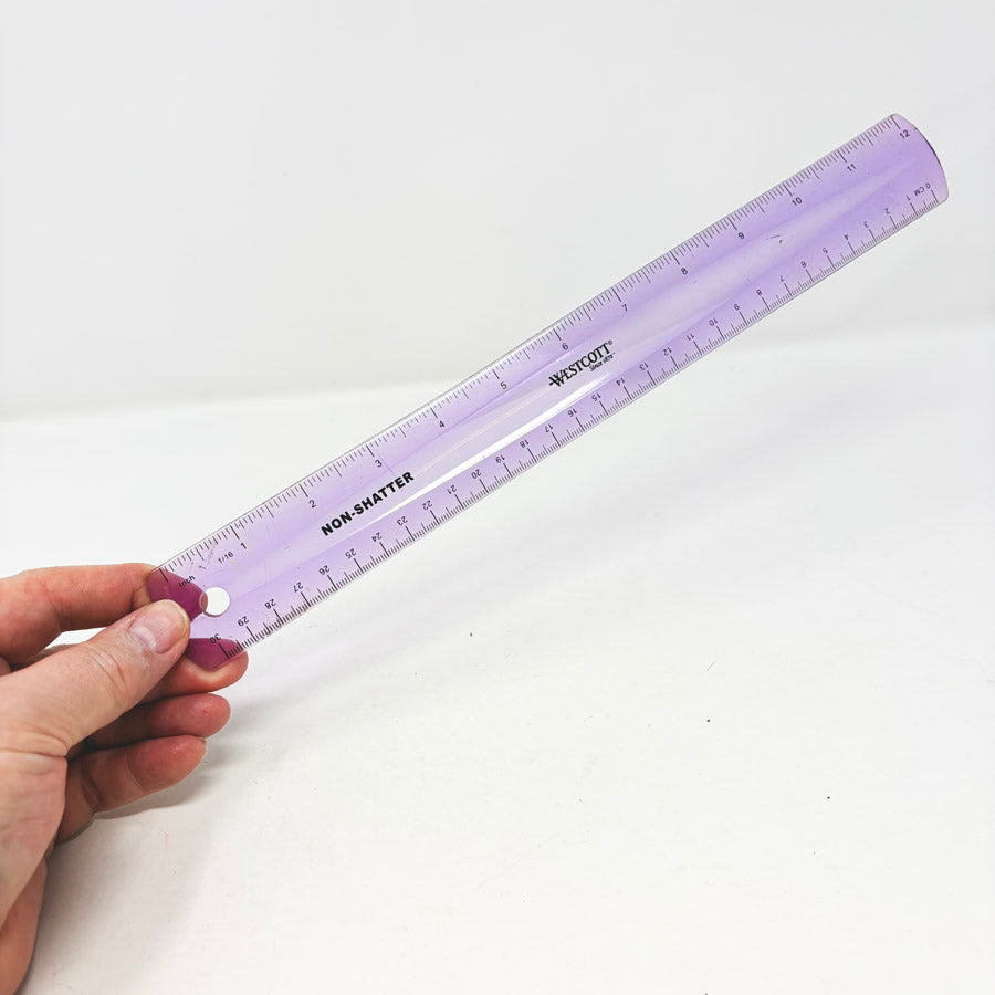 Westcott Purple Non Shatter Ruler