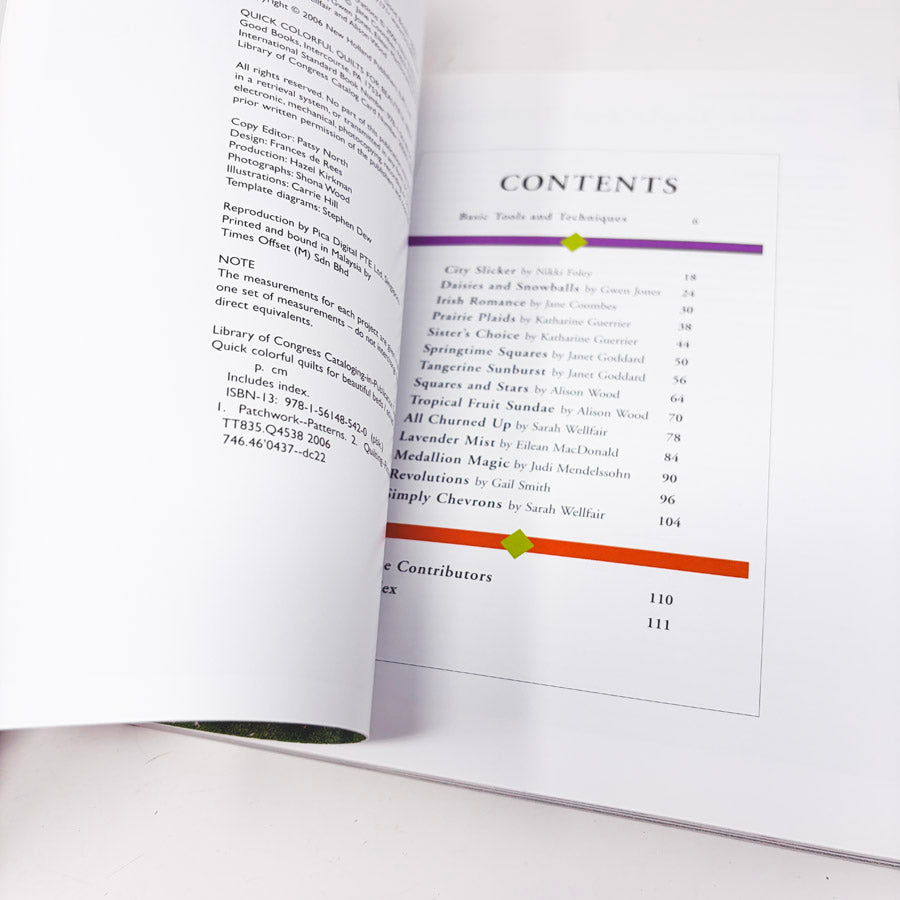 Quick Colorful Quilts for Beautiful Beds Book