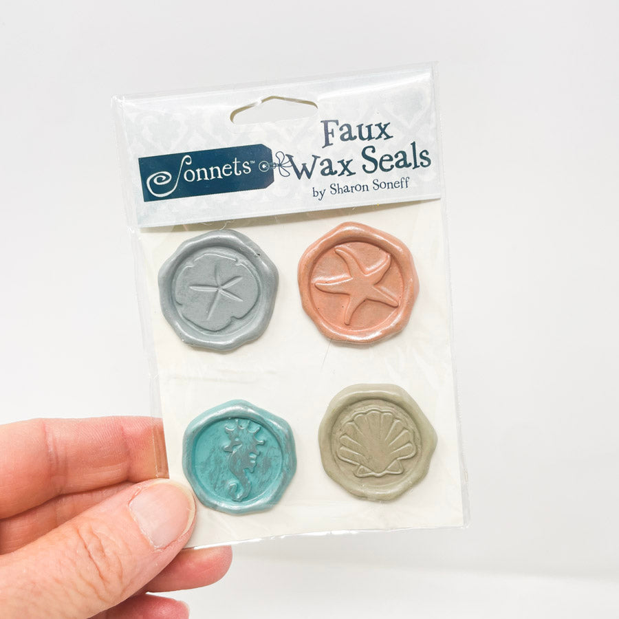 Sonnets - Faux Wax Seal by Sharon Soneff