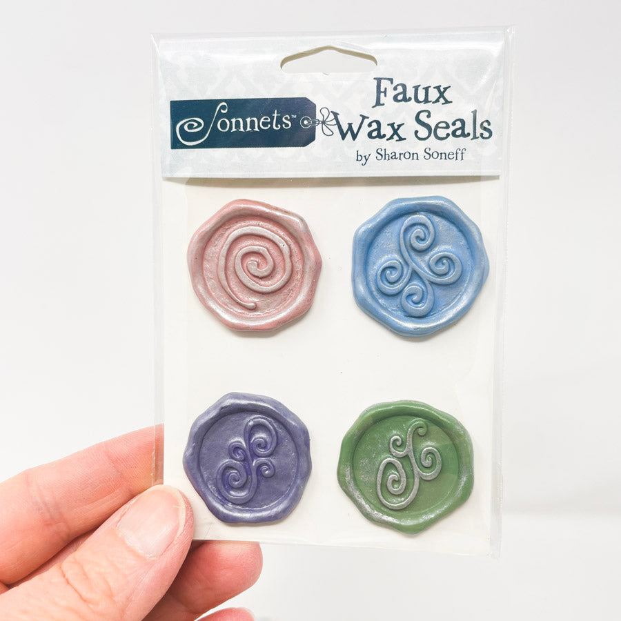 Sonnets - Faux Wax Seal by Sharon Soneff