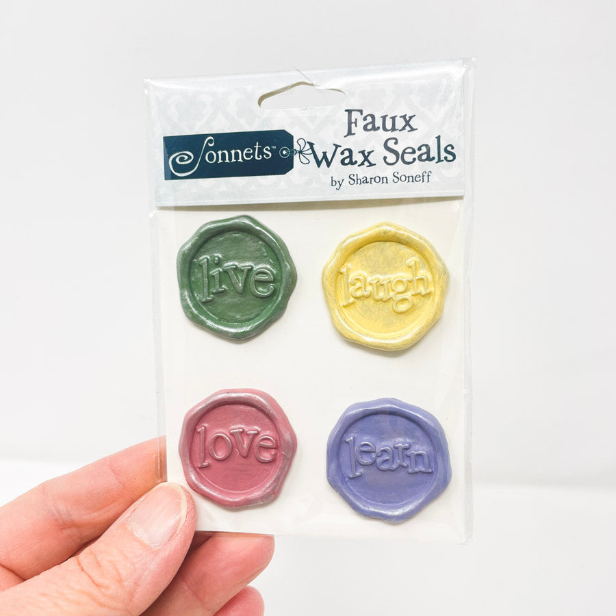 Sonnets - Faux Wax Seal by Sharon Soneff