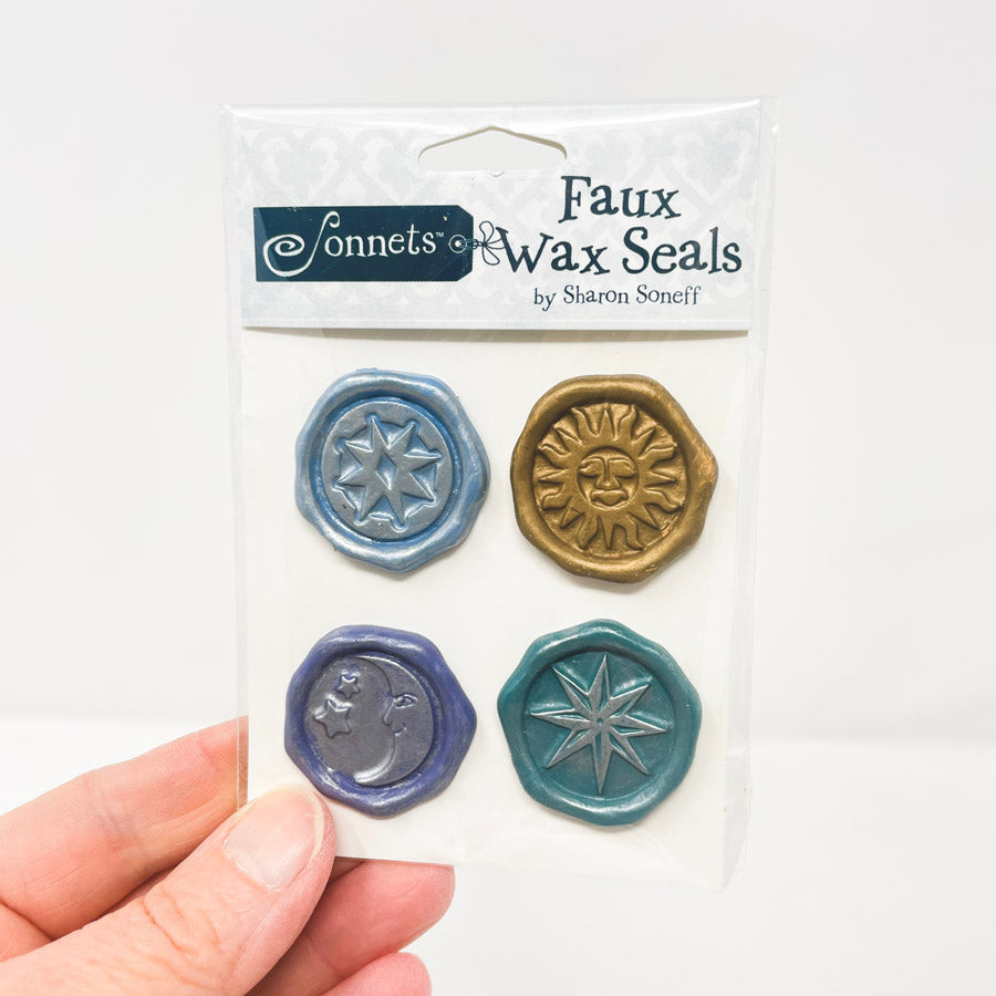 Sonnets - Faux Wax Seal by Sharon Soneff