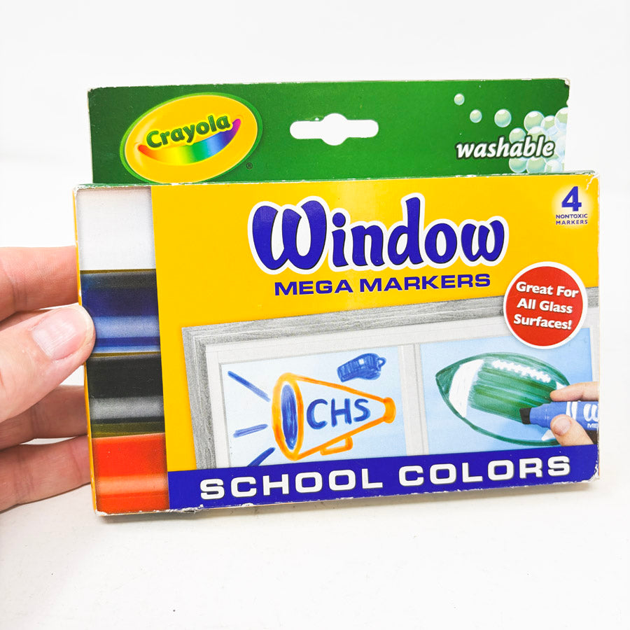 Crayola Window Mega Markers School Color Set