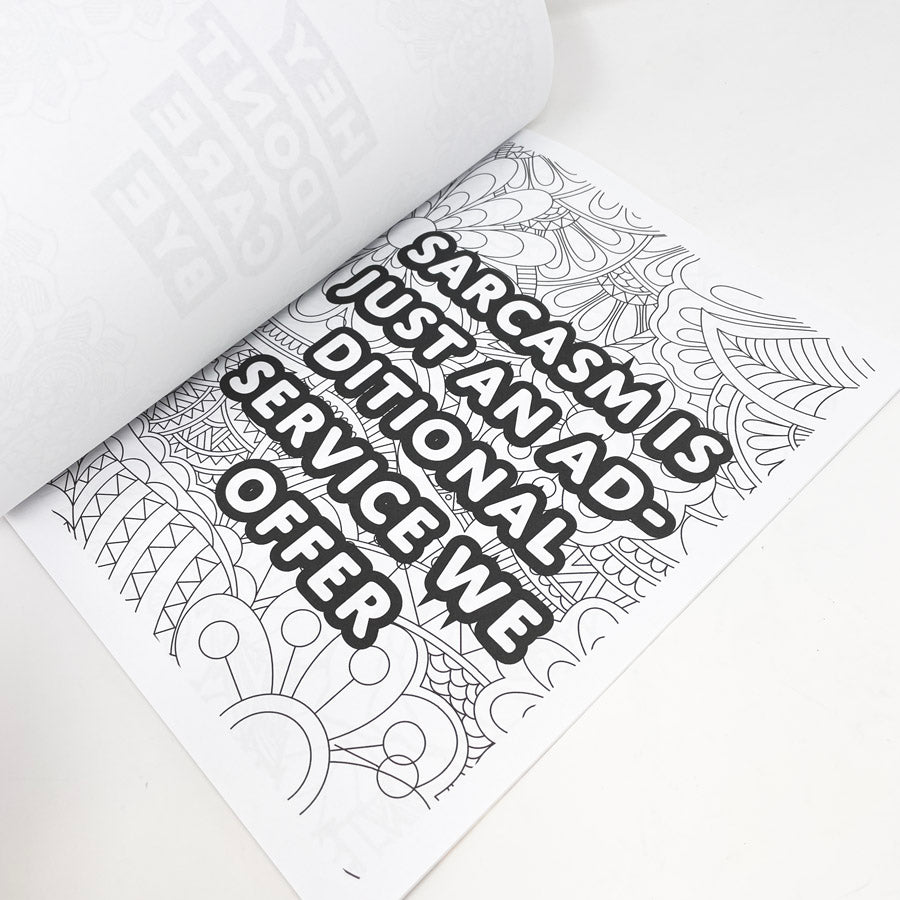 Things I Want to Say at Work but Can't Adult's Coloring Book