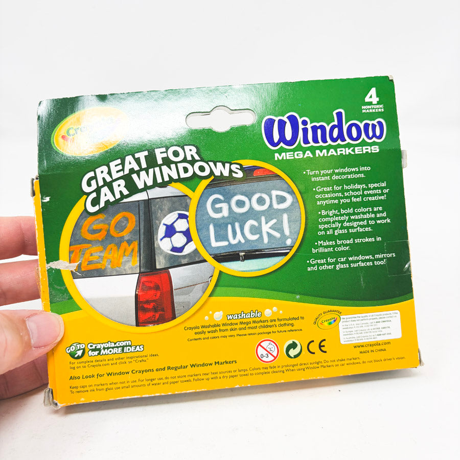 Crayola Window Mega Markers School Color Set