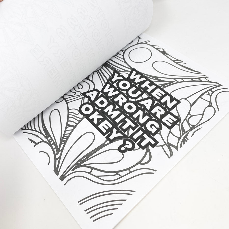 Things I Want to Say at Work but Can't Adult's Coloring Book