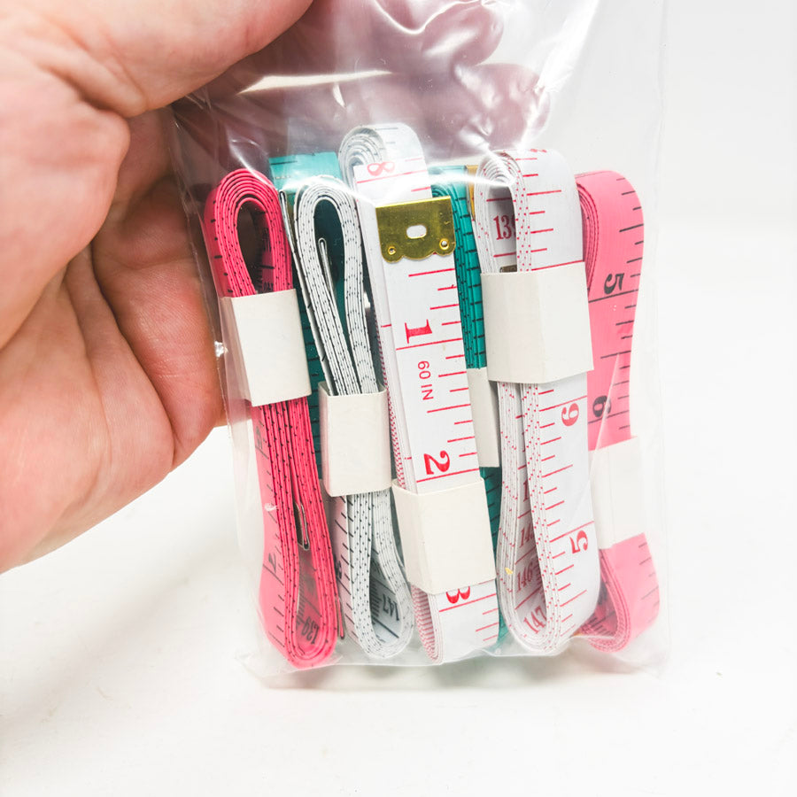Bundle of Flexible Tape Measures
