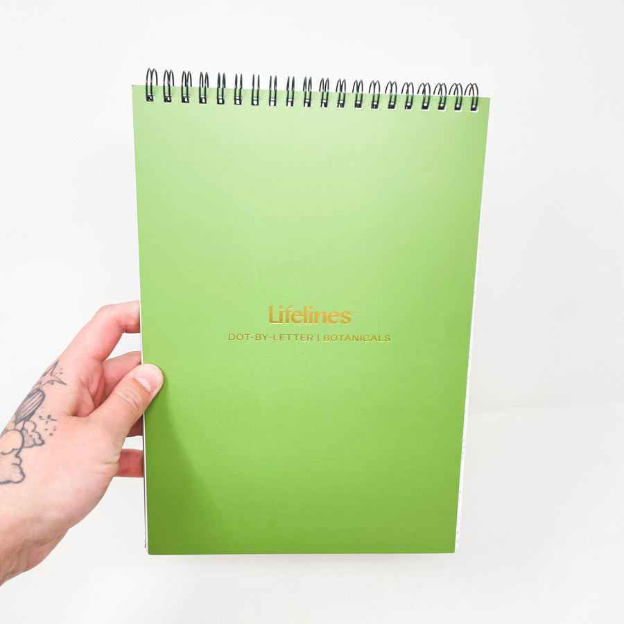 Lifelines Dot-By-Letters Meditation Coloring Book (1)