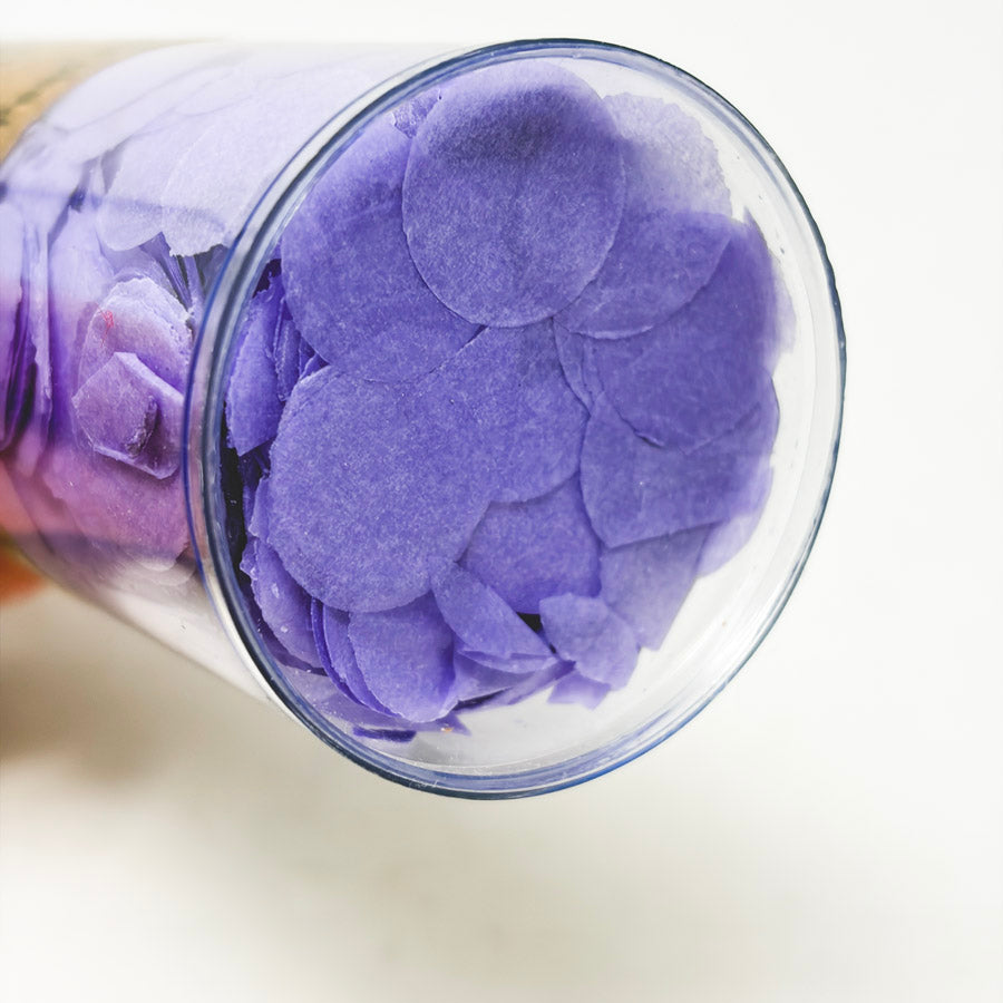 Recollections Purple Round Confetti