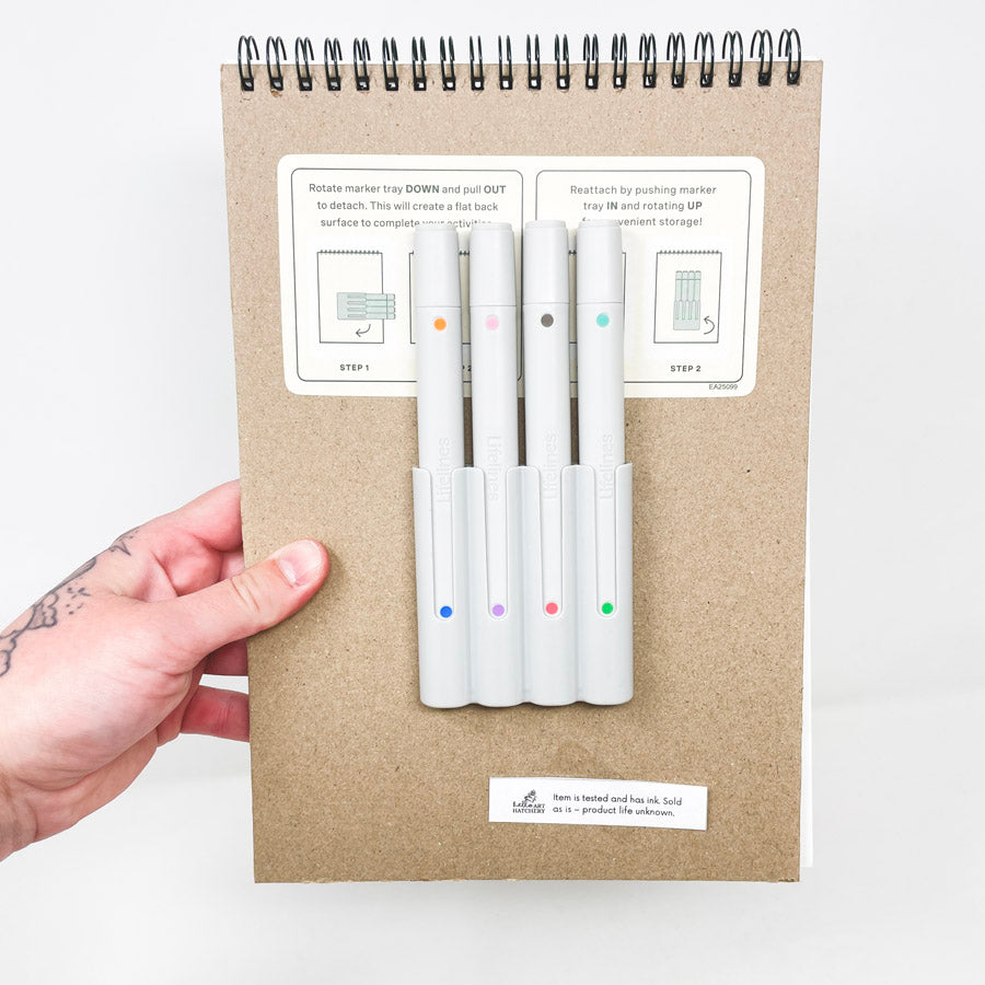 Lifelines Dot-By-Letters Meditation Coloring Book (1)
