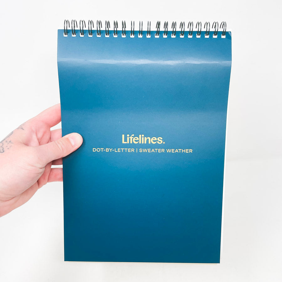 Lifelines Dot-By-Letters Meditation Coloring Book (1)