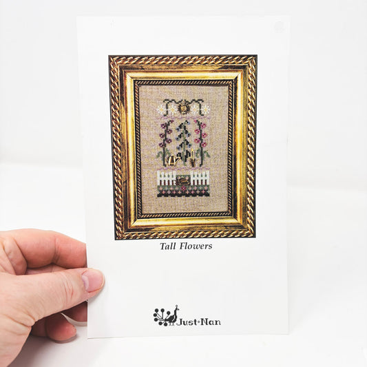 Tall Flowers  – Just Nan Cross Stitch Pattern