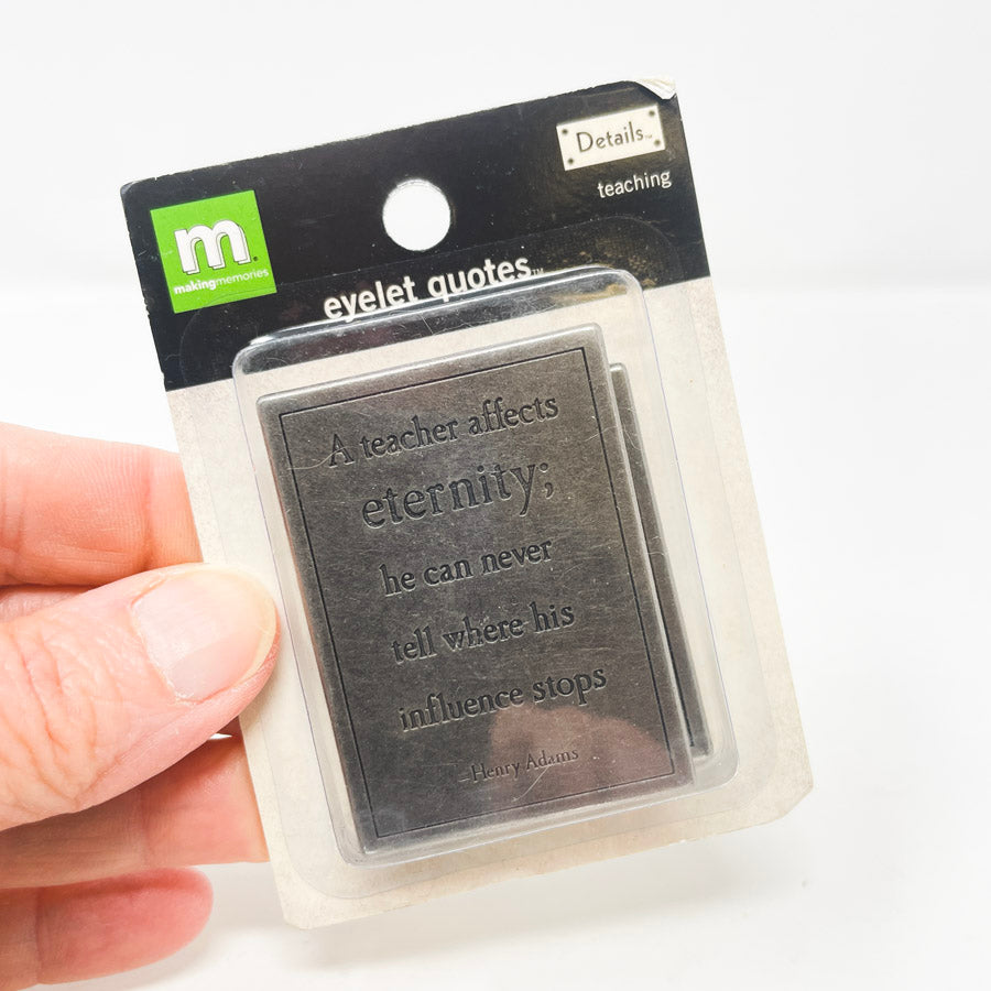 Making Memories- Metal Embellishments - You Choose