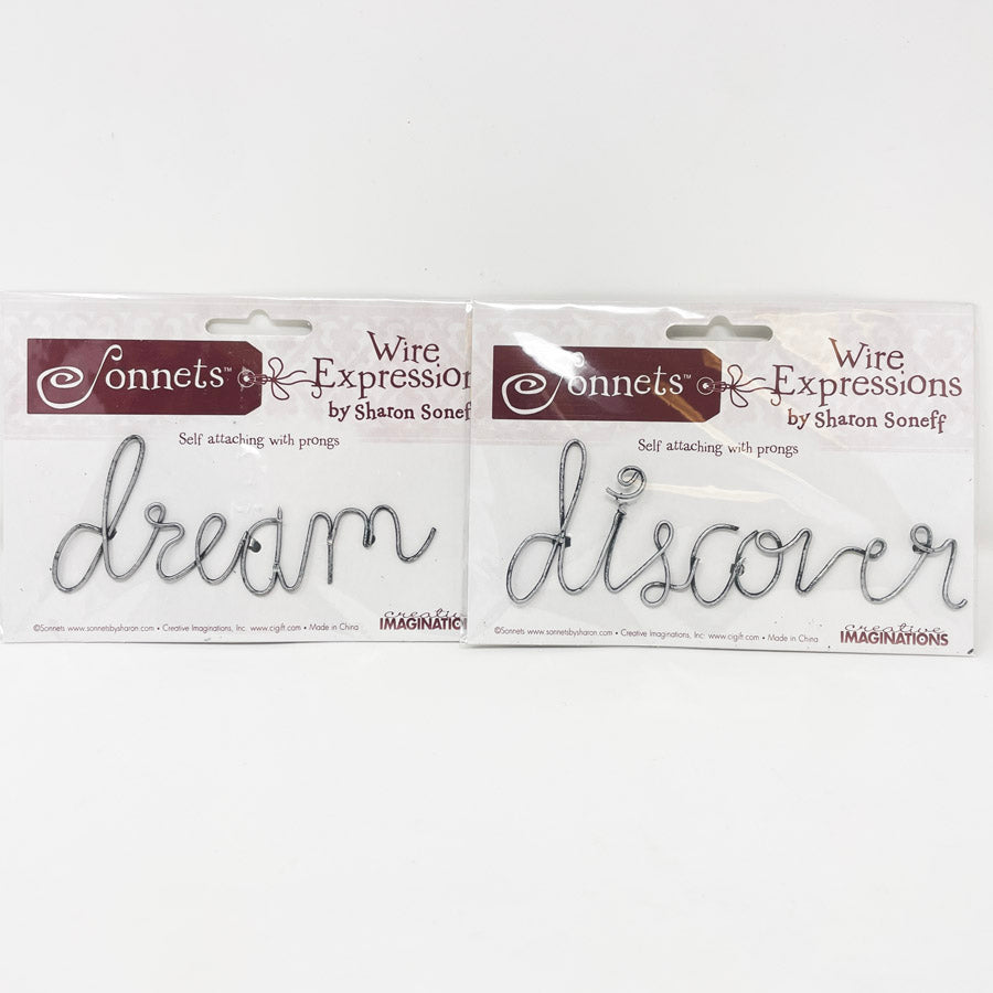 Sonnets Wire Expressions by Sharon Soneff - Metal Phrase